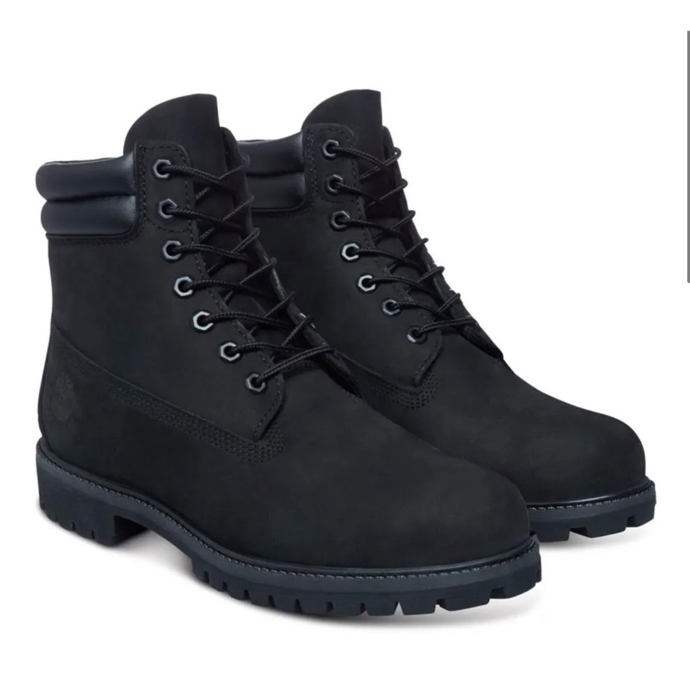 TIMBERLAND 6 INCH DOUBLE COLLAR - SHOES - MEN'S - BLACK - Picture 3 of 4